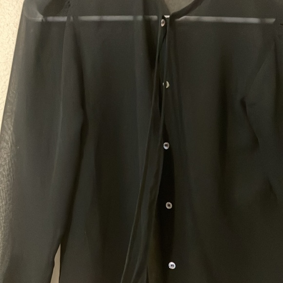 vintage black sheer Givenchy for Chesa - Picture 2 of 5